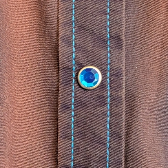 Rock 47 size XL rodeo button down NWT one mark on the back - Picture 10 of 14